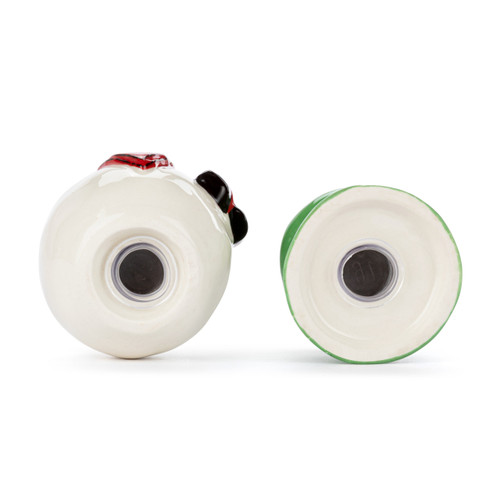 Snowman and Tree Salt and Pepper Shakers - Set of 2 slide 