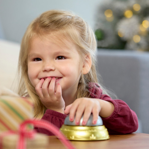 Santa's Kindness Collection Kids Kindness Bell With Sound 4.75" x 3" slide 