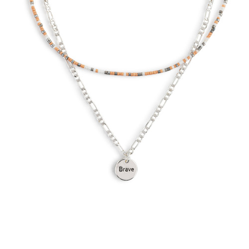 Your Journey Beaded Necklace - Brave slide 