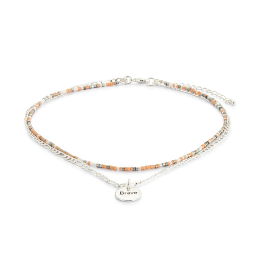 Your Journey Beaded Necklace - Brave slide 