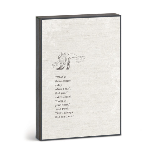 Look in Your Heart Wall Art - 12x8 slide 