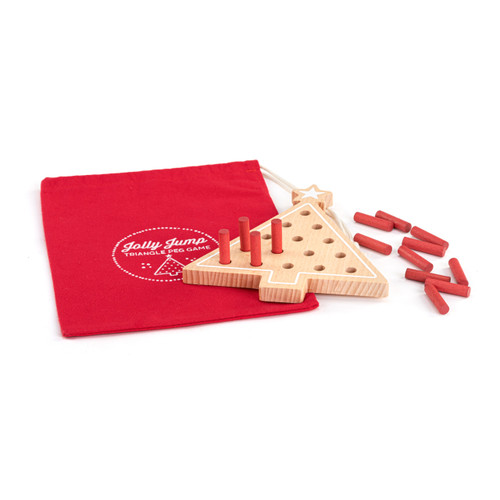 Jolly Jump Triangle Peg Game slide 