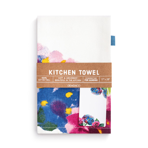 Hydrangea Ajisai Cotton Twill Kitchen Towel slide 
