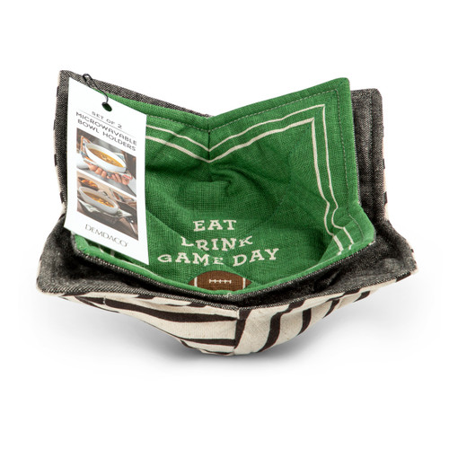 Game Day Bowl Pot Holder - Set of 2 slide 