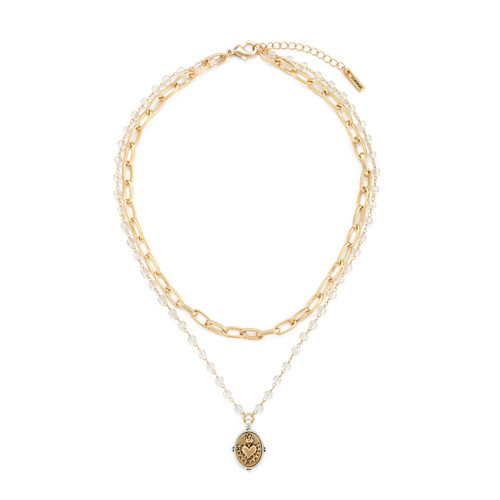 Sacred Heart Necklace - Gold slide 