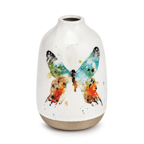Butterfly Collection - Multi Color Butterfly Vase slide 