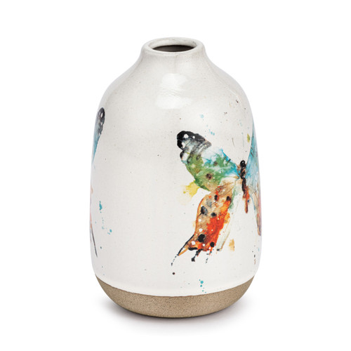 Butterfly Collection - Multi Color Butterfly Vase slide 