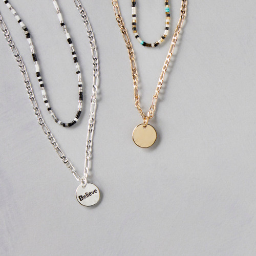 Your Journey Beaded Necklace - Believe slide 