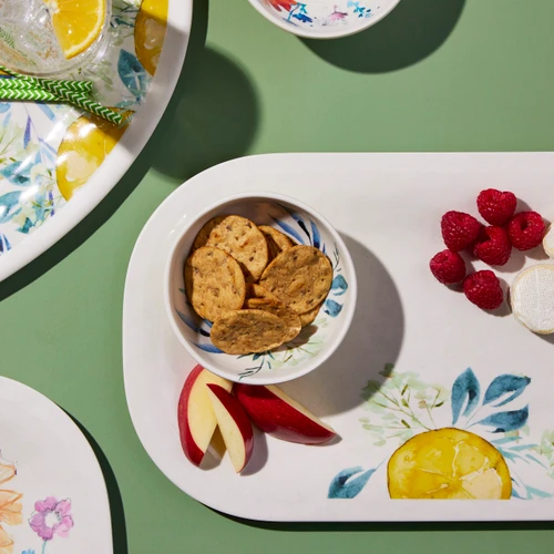 Lemons Medium Melamine Rectangular Platter slide 