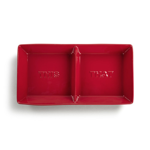 Red This That Divided Dish slide 