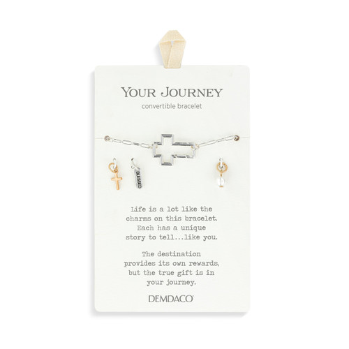 Faith Bracelet Jewelry Set - Silver slide 