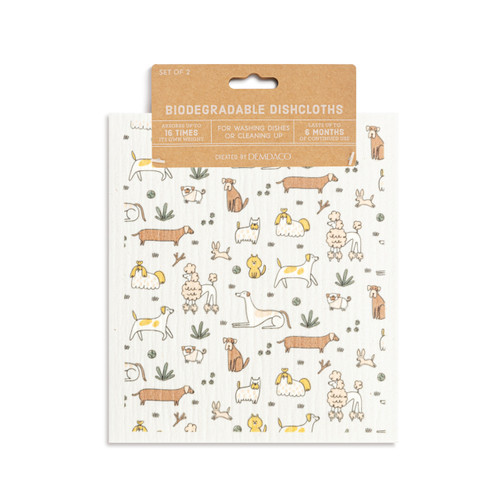 BioDishCloths Set of 2 - HomeWhereDogIs slide 