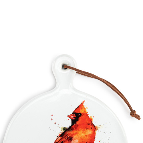 Spring Cardinal Mini Ceramic Serving Board slide 