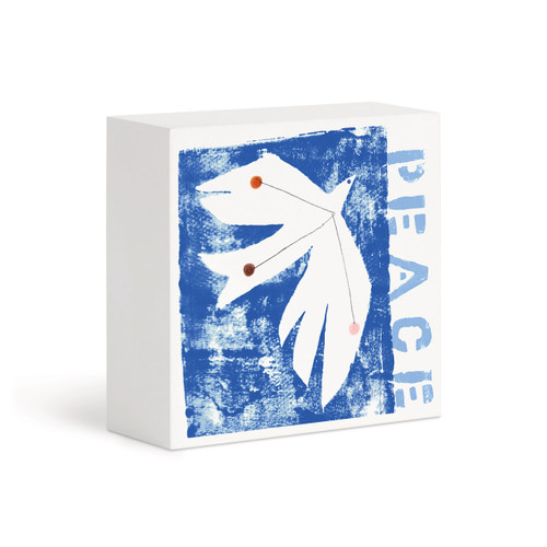Peace Dove Wall Art - 4"sq slide