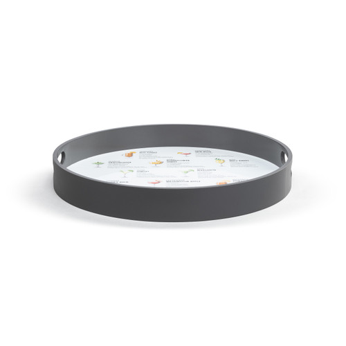 Cocktail Calendar Round Serve Tray slide 