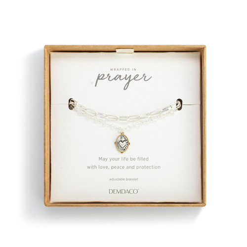 Sacred Heart Bracelet -Silver slide 