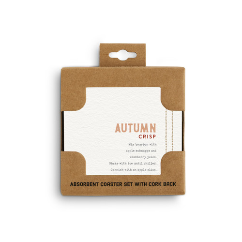 Recipes Autumn Crisp Coasters - Set of 4 slide 