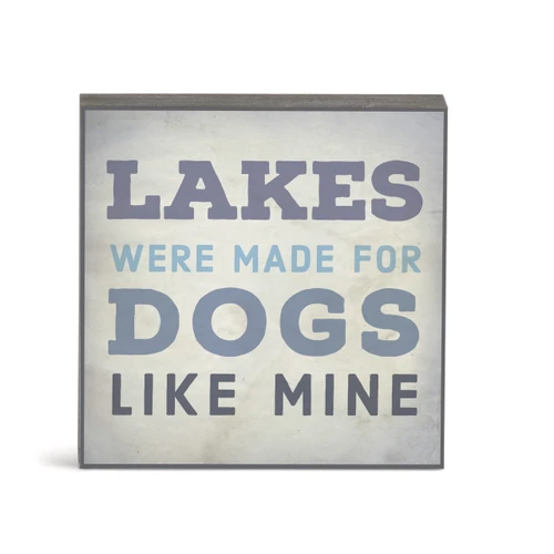 Dogs Like Mine Wall Art - 6"sq. slide 