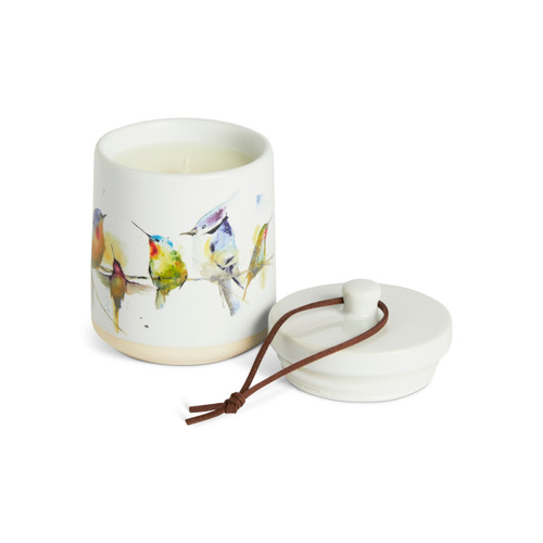 Little Birds Candle with Lid slide 