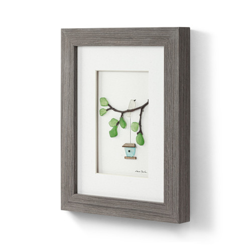 Sharon Nowlan Collection Summer Bird & Birdhouse Wall Art 8" x 10" slide 