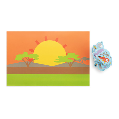 Bath Playset - Jungle Friends slide 