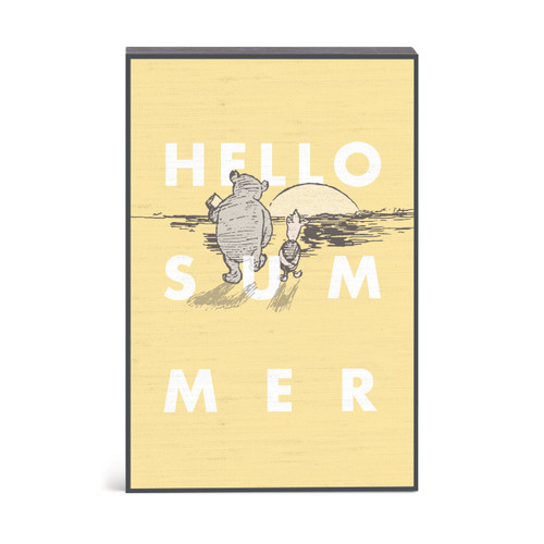 Hello Summer Wall Art - 12x8 slide 
