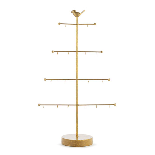 Gold Metal Ornament Tree Display slide