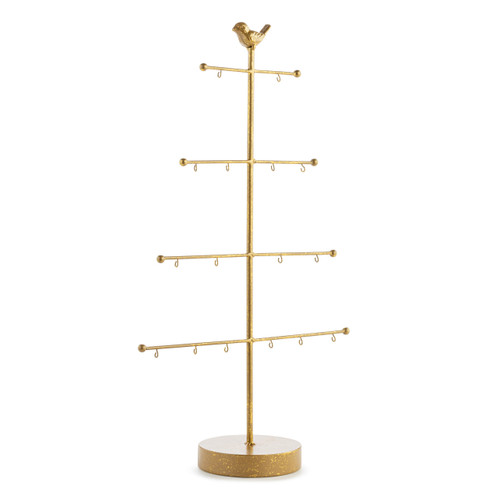 Gold Metal Ornament Tree Display slide