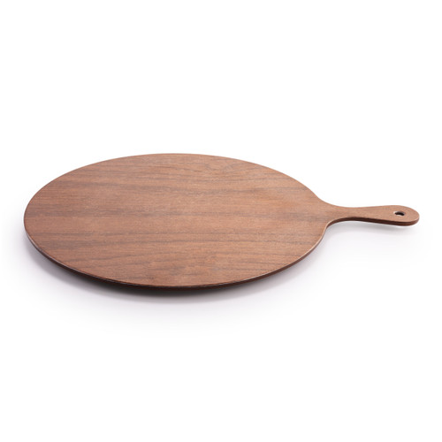 Round Melamine Brown Wood Board slide 