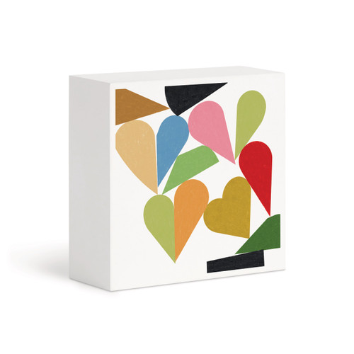 Piece of Heart Wall Art - 4"sq slide 