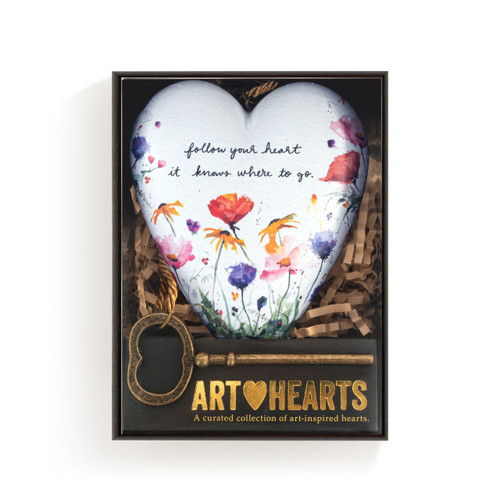 Wildflowers Art Heart slide 