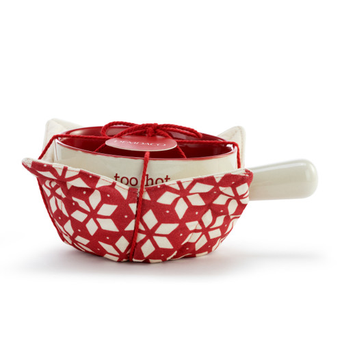 Too Hot Soup Crock and Bowl Cozy slide 