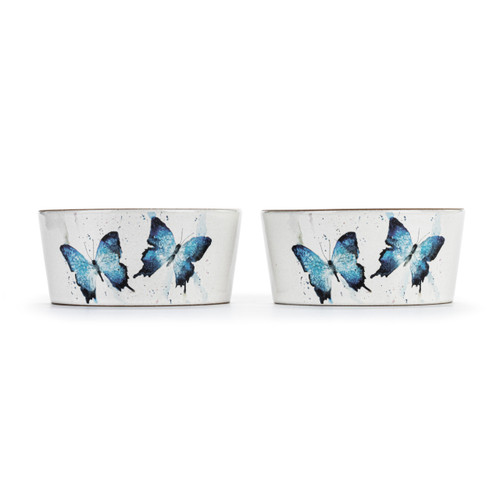 Butterfly Collection - Blue Butterflies Ramekins Set of 2 slide