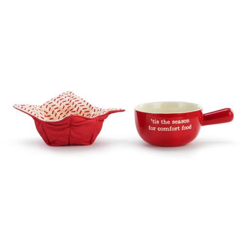 'Tis The Season Soup Crock and Bowl Cozy slide 