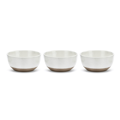 White Dollop Dipping Bowls - Set of 3 slide 