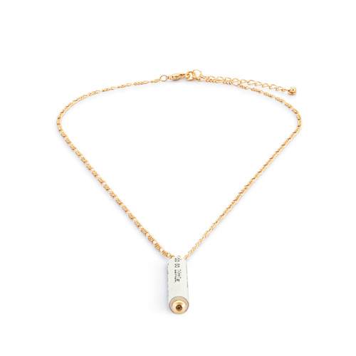 Do so Much Quote Necklace slide 