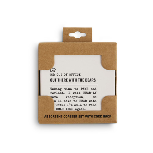 With the Bears Coasters - Set of 4 slide 