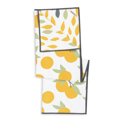 Citrus Orange Absorbent Reversible Towel - 18x30in slide 