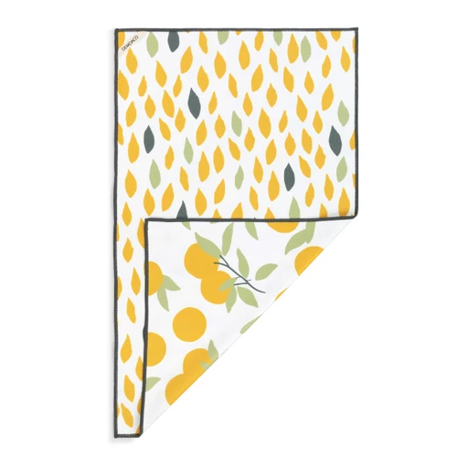 Citrus Orange Absorbent Reversible Towel - 18x30in slide 