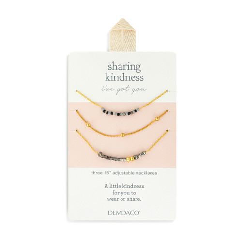 Necklace Set of 3 - Sand Gold slide 