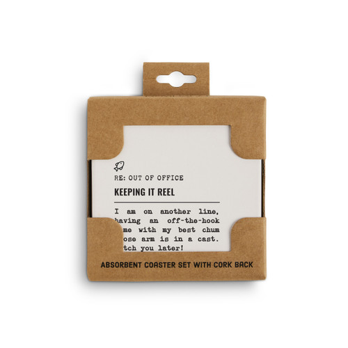 Keeping it Reel Coasters - Set of 4 slide 
