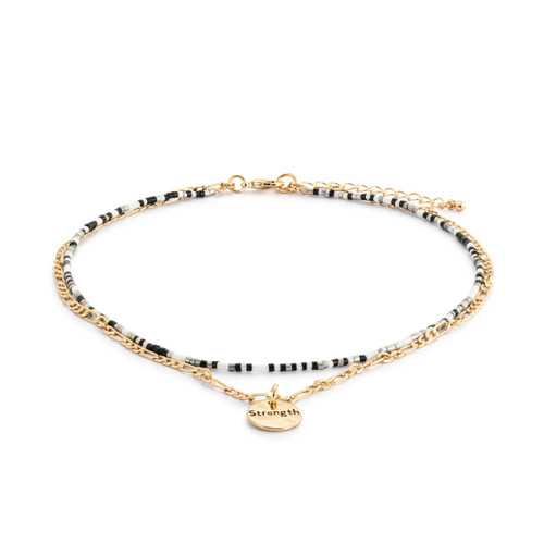Your Journey Beaded Necklace - Strength slide 