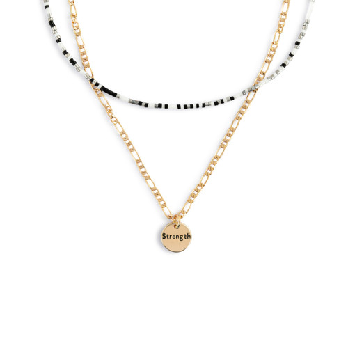 Your Journey Beaded Necklace - Strength slide 