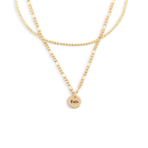 Your Journey Beaded Necklace - Faith slide 