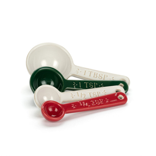 Ceramic Christmas Measuring Spoons slide 