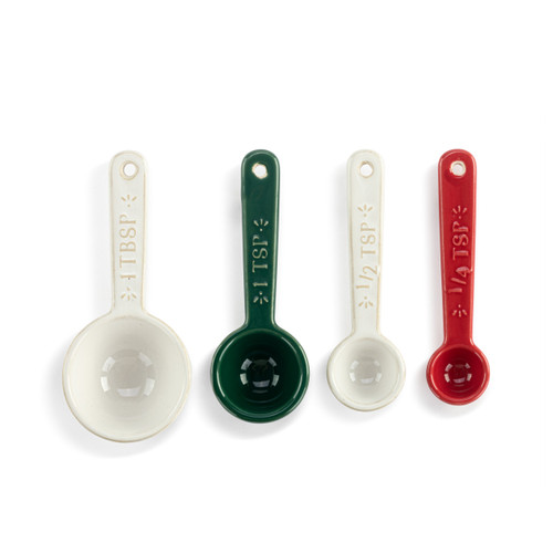 Ceramic Christmas Measuring Spoons slide 