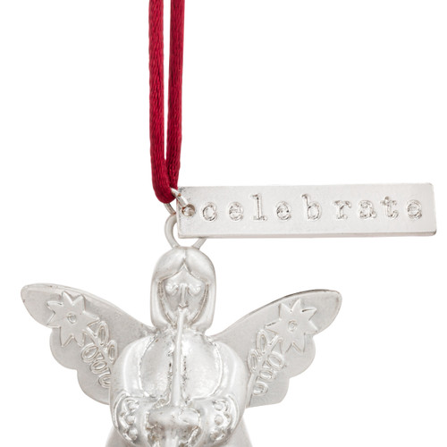 Mini Bell Angel Ornament - Celebrate slide 