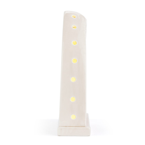 First Noel Lit Ceramic Nativity Scene slide 