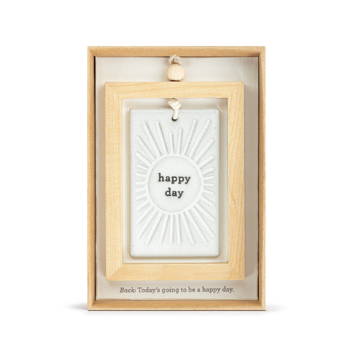 Happy Day Framed Hanging Plaque slide 