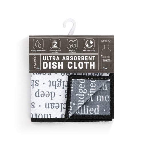 Clean Dirty Absorbent 2-Sided Dishcloth slide 